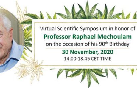 SAVE THE DATE – Virtual Scientific Symposium in honor of Prof Mechoulam's 90th Birthday
